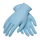 使い捨て可能で青い粉の自由なニトリルの手袋M3.5Gの多目的