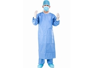 SMMSの使い捨て可能な手術衣の医学の生殖不能の青い35gクラスII