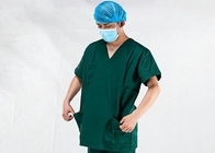 病院は医学の外科をごしごし洗うスーツを急にスリーブを付ける100%の綿にV -首使用する