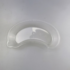 曲げられた口とのプラスチック使い捨て可能な腎臓の皿透明な800cc