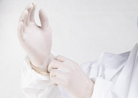 医学の使い捨て可能な乳液の手袋の透明な伸縮性がある粉の自由な食品等級の保護