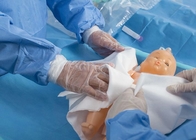SMS外科配達パックによっては医学の赤ん坊が殺菌した生れ袋セットがおおう