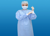 使い捨て可能な補強された手術衣色の青く物質的なNon-Wovenサイズのカスタム化