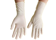 カスタム化のための自然な乳液OEMの外科手袋30cm