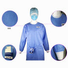 不浸透の使い捨て可能な手術衣のSmsの防護衣の編まれた袖口の袖の標準