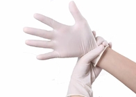 乳液の使い捨て可能な身体検査の手袋は24cm自由に粉になる