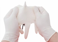 乳液の使い捨て可能な身体検査の手袋は24cm自由に粉になる