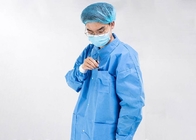 SMSのズボンの病院の訪問者のガウンが付いている使い捨て可能な実験室のコート