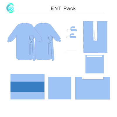 眼科学の生殖不能のEntのための使い捨て可能な生殖不能のEntパックの外科手術用の器具はおおう