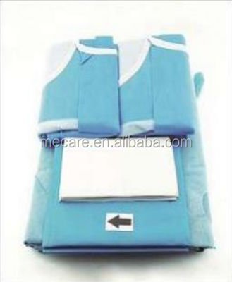 Blue Sterile Surgical Packs with OEM Customization and Ethylene Oxide Sterilization for Hospital and Clinic Protection