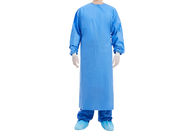 非編まれた使い捨て可能な生殖不能の手術衣の青によって補強される手術衣