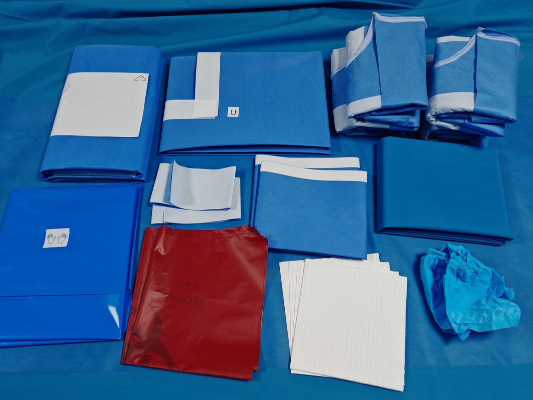 Disposable Surgical Packs with Protection Function in Standard Size for Sterile Environment in Non-woven Fabric