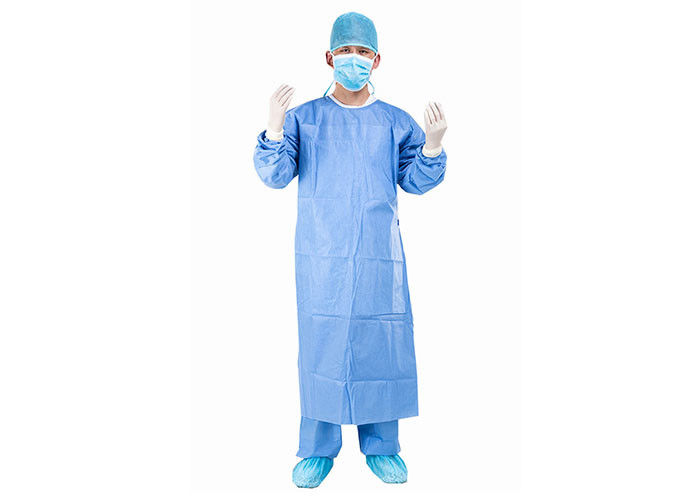 生殖不能の青い35g 45g SMS SMMSの使い捨て可能な手術衣