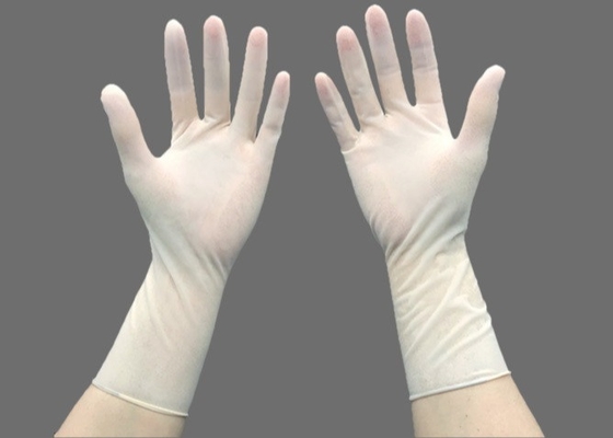 外科Examtationのための乳液ゴム製使い捨て可能な手の手袋EN 13795の医学の外科